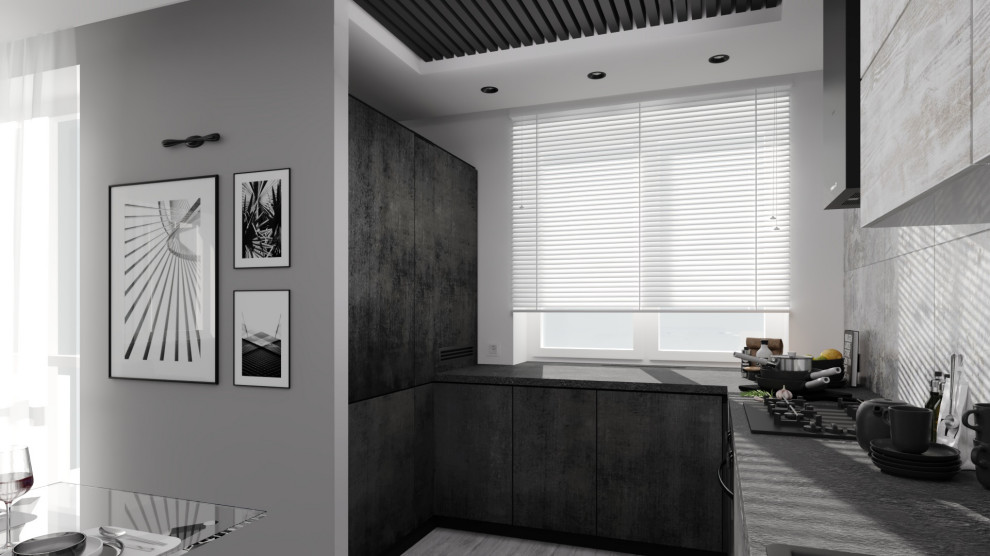 Аскетичный и женственный, лаконичный и смелый интерьер квартиры в трех уровнях