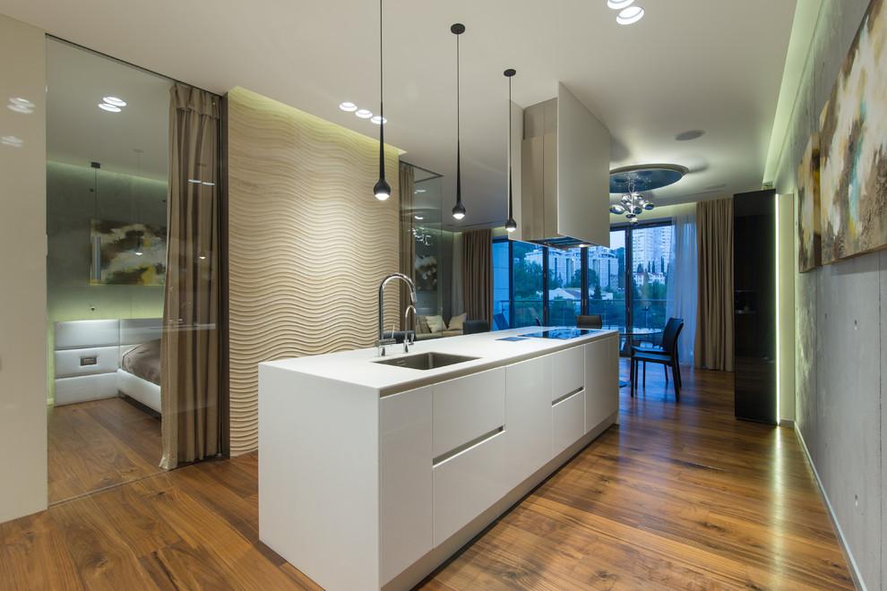 Студия в стиле функционального минимализма