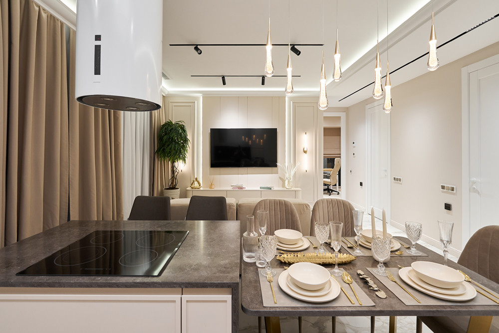 Евро 4-комнатная квартира 130 кв/м с террасой в ЖК «D1»