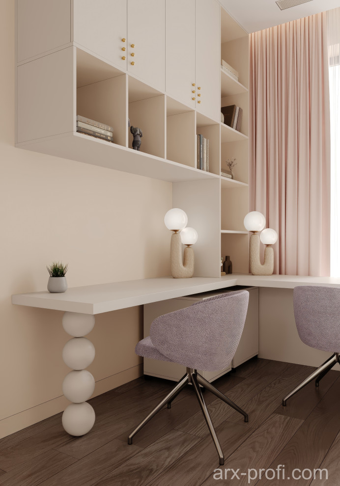 Проект интерьера квартиры 84 м2 в ЖК "Nagatino i-Land"