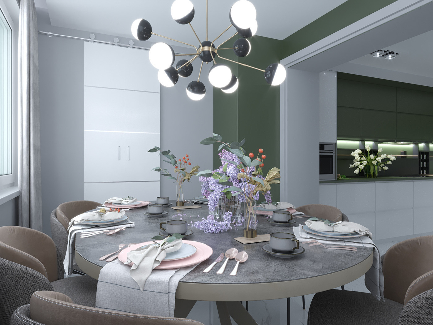 Дизайн квартиры Каролина