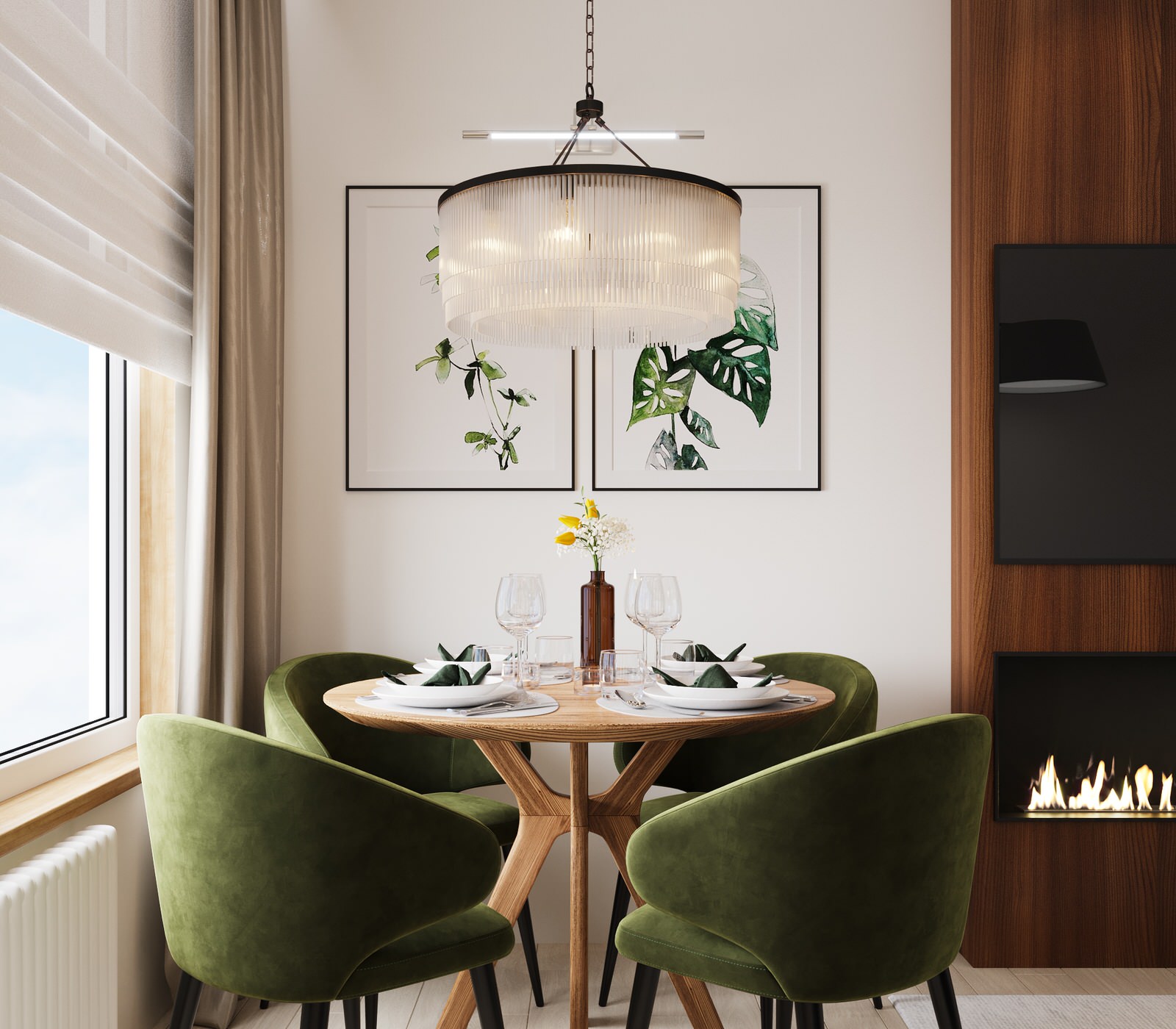 Обложка проекта: Коктейль из уюта в маленькой гостиной