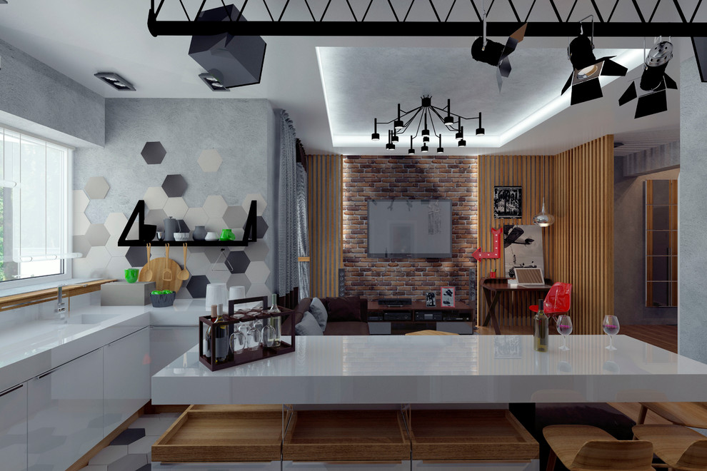 Обложка проекта: Квартира 80м2 в Современном стиле