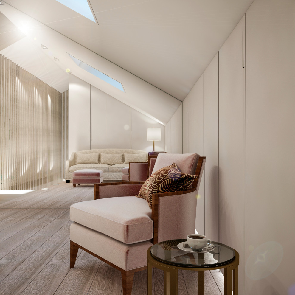 Интерьер загородного дома "Весенняя"