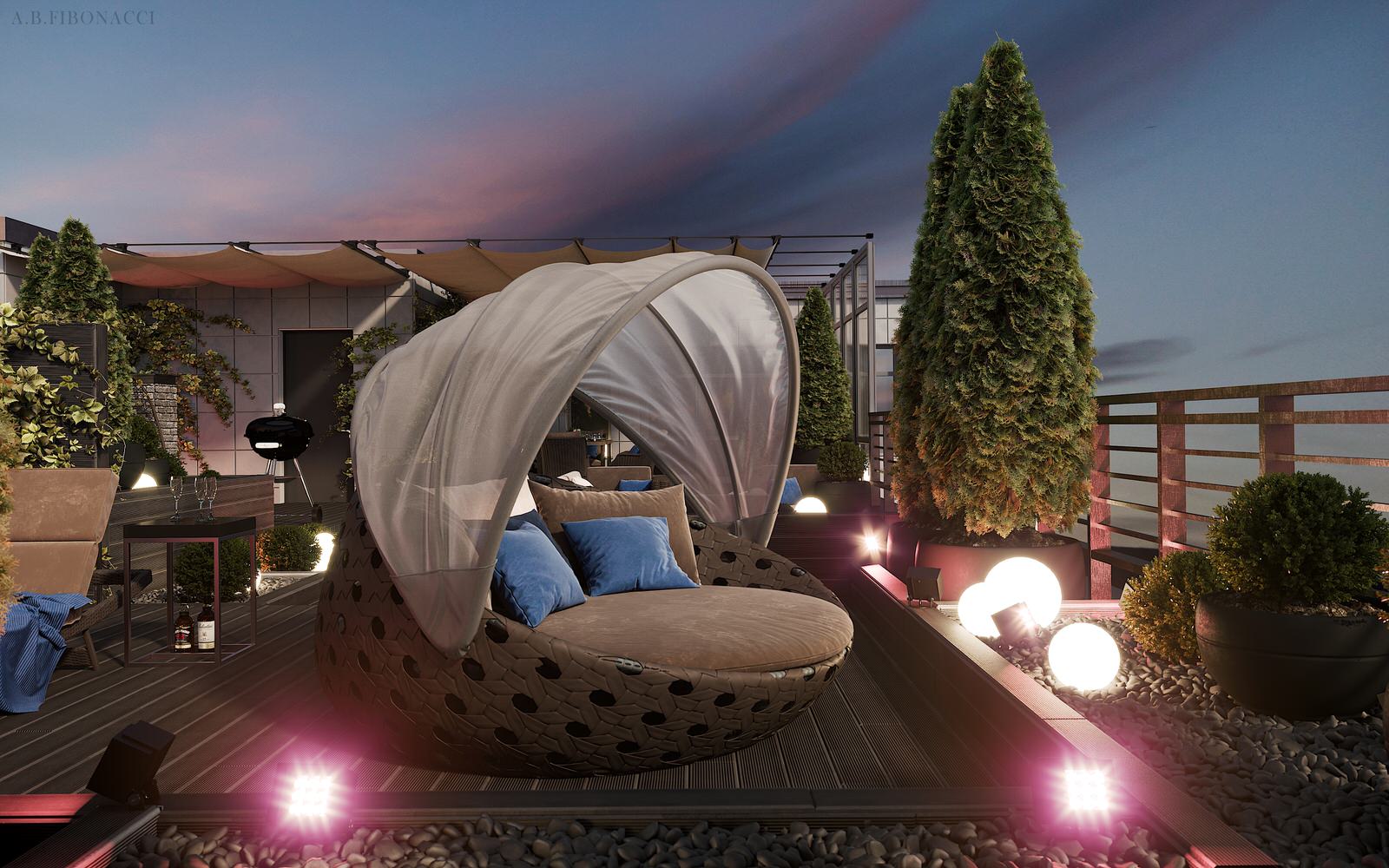 Обложка проекта: Стрельна, дизайн квартиры 200 м. кв., терасса 100 м. кв.