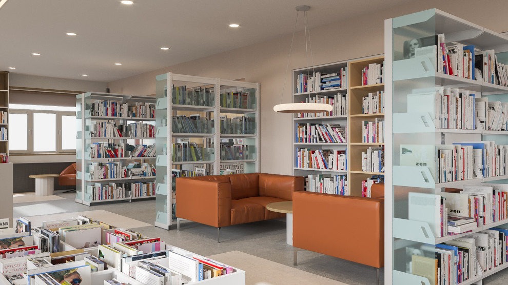 Дизайн-проект Модельной библиотеки в с.Кижинга (Республика Бурятия)