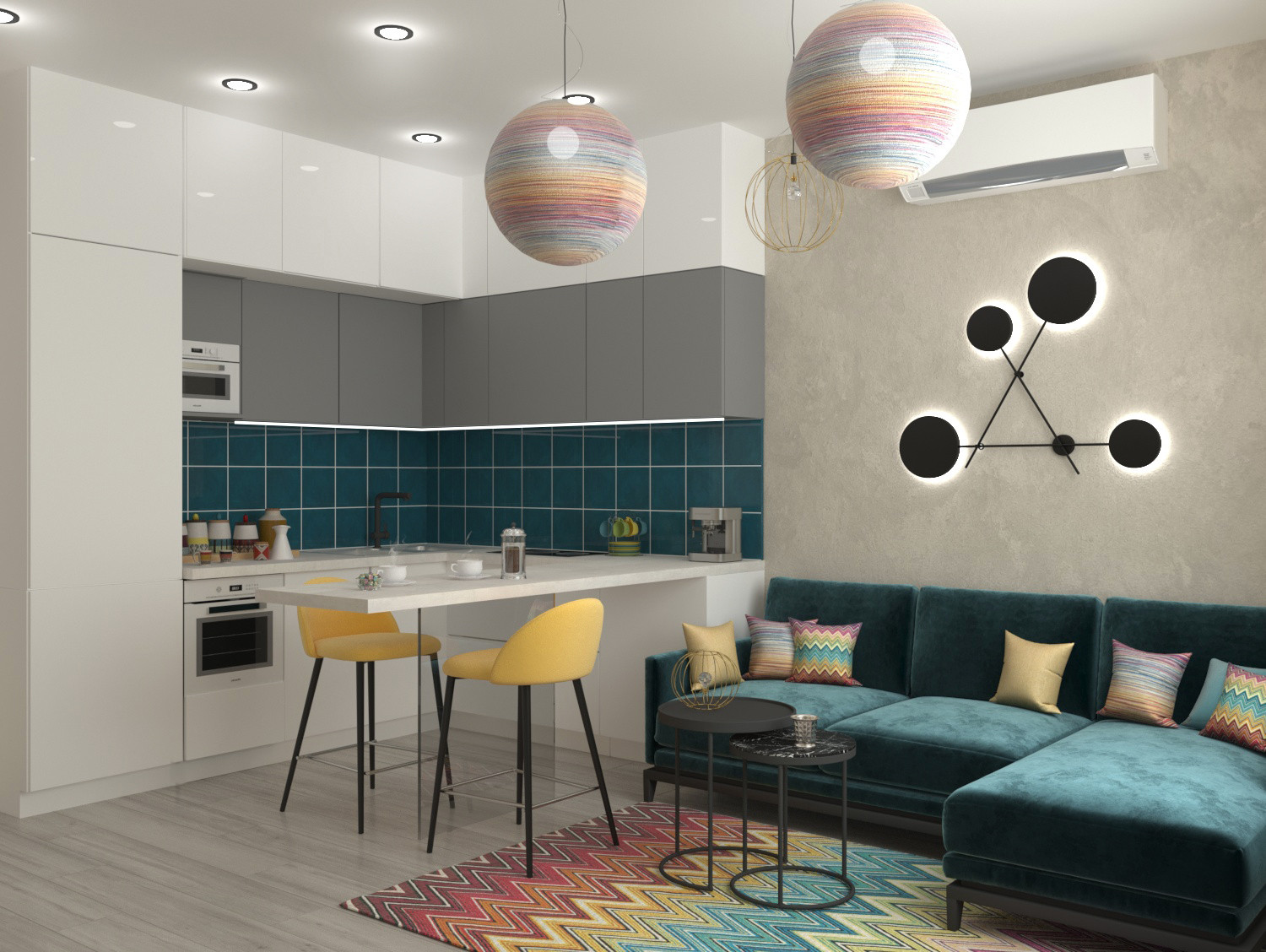 Квартира в стиле "Missoni"