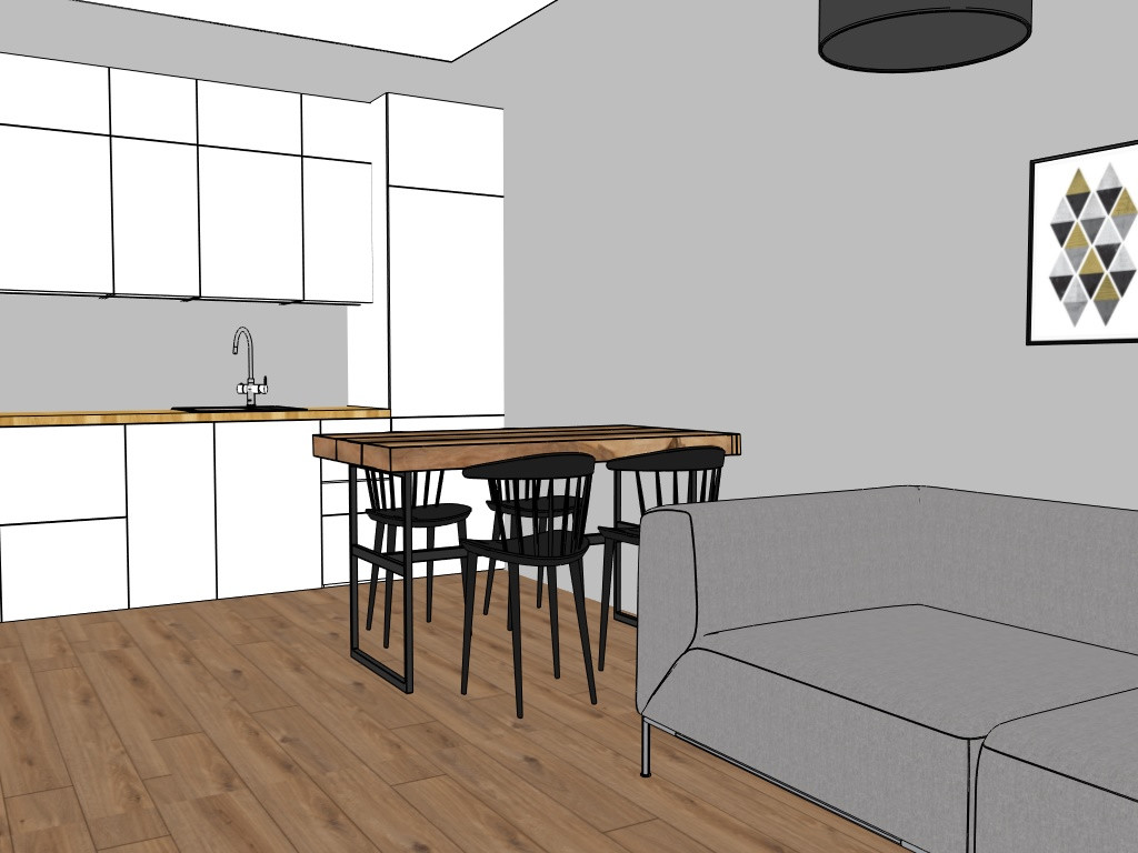 ЖК Видный берег, Кухня-гостиная