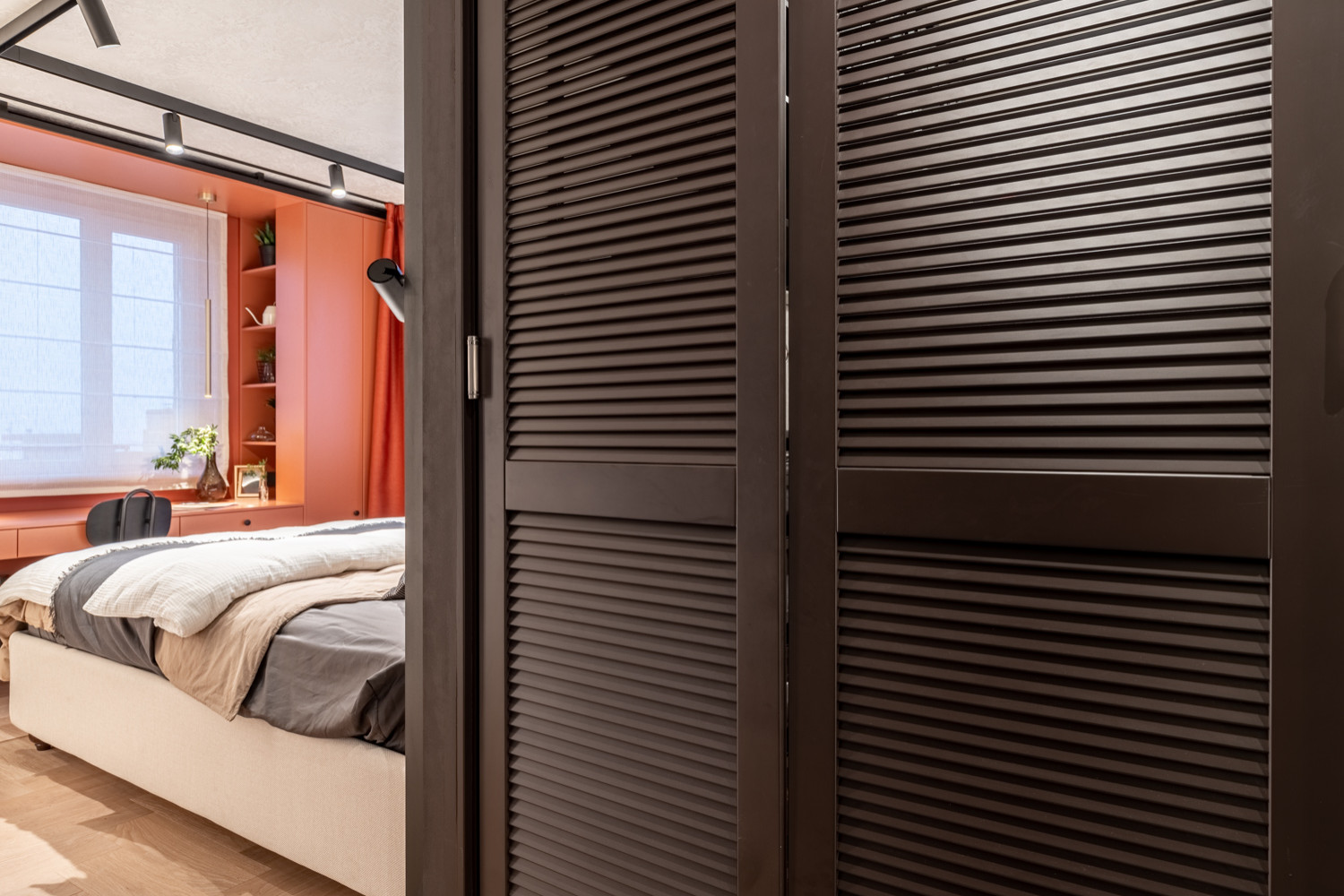 Спальня с огоньком