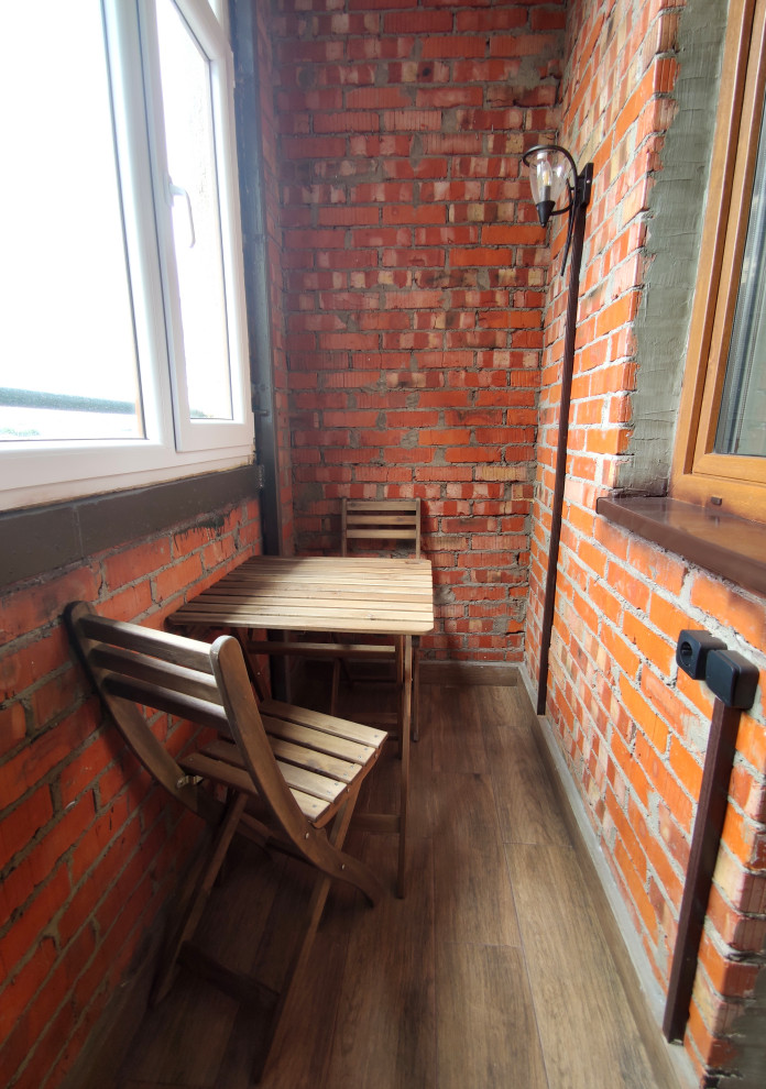 Балкон в стиле лофт