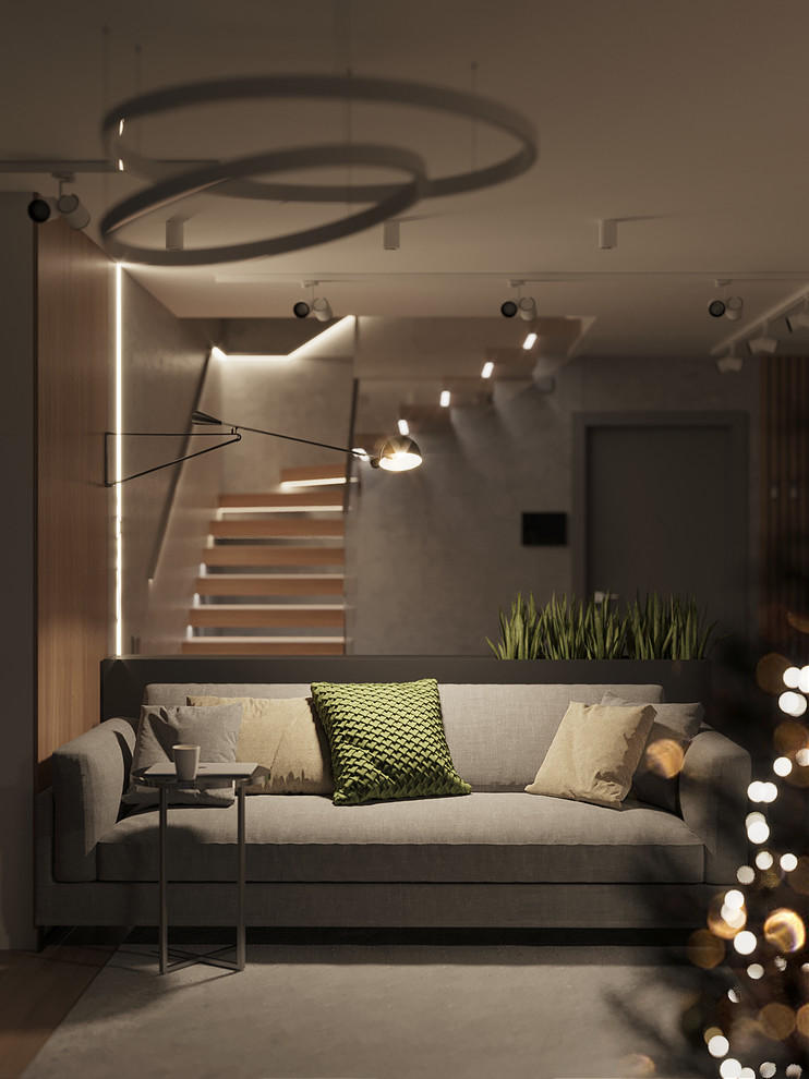 Обложка проекта: Бетон и дерево