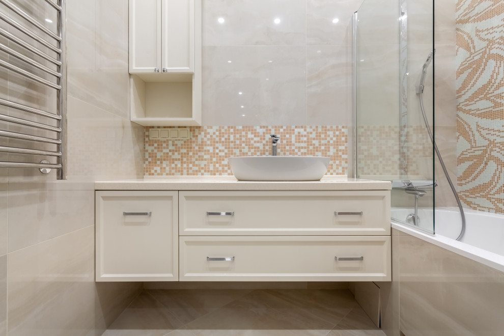 Тумба на специальных усиленных навесах для модуля нижнего яруса