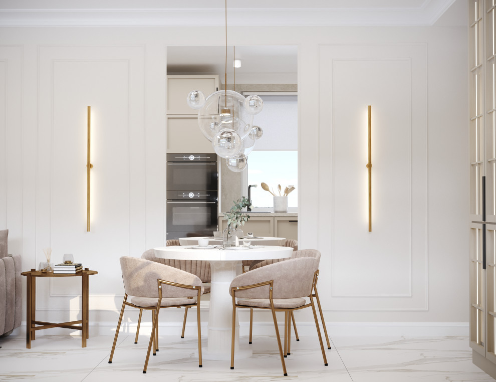 Квартира с элементами неоклассики