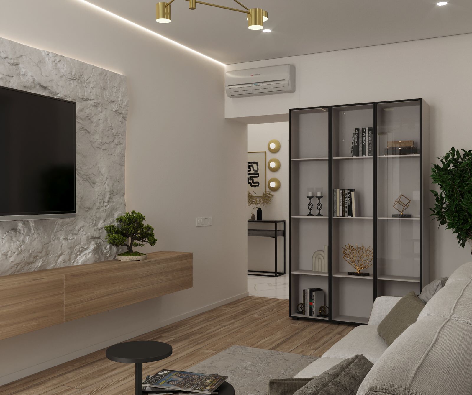 Визуализация дизайн-проекта 2-х комнатной квартиры