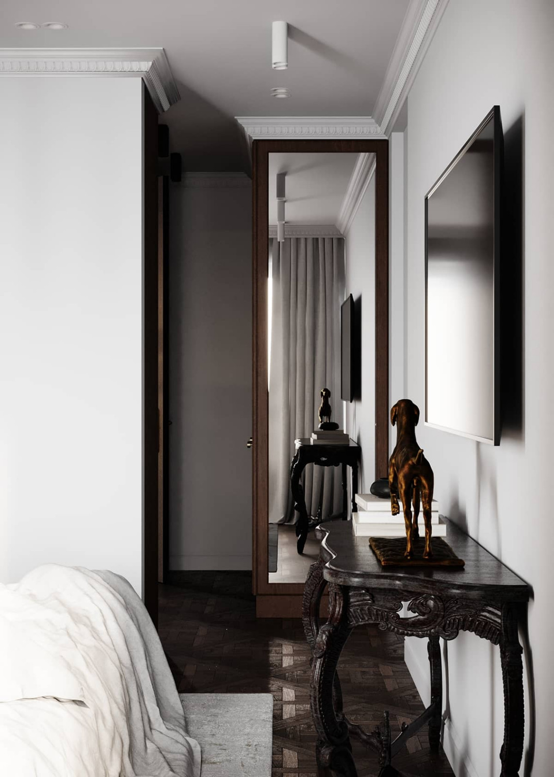 Пространство с нотами французского стиля