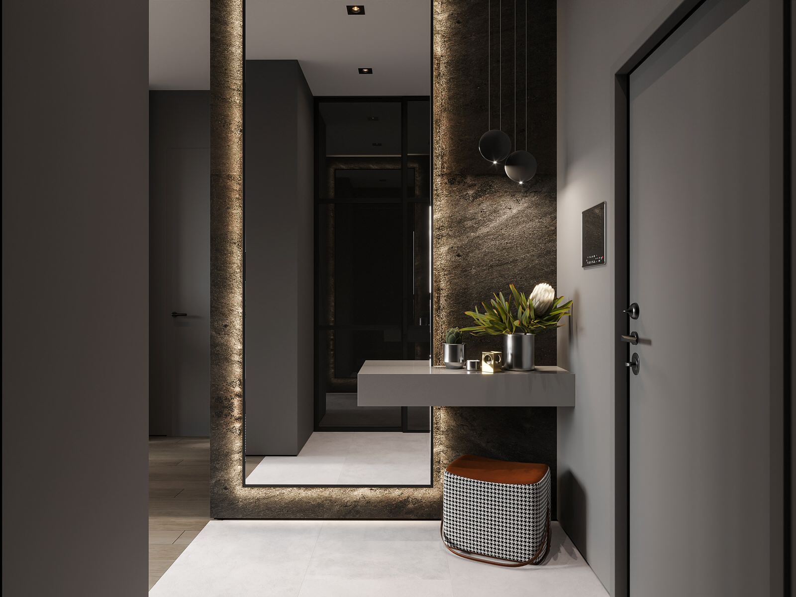 Дизайн-проект 3-комнатной квартиры 81 м2 в ЖК Onyx Deluxe