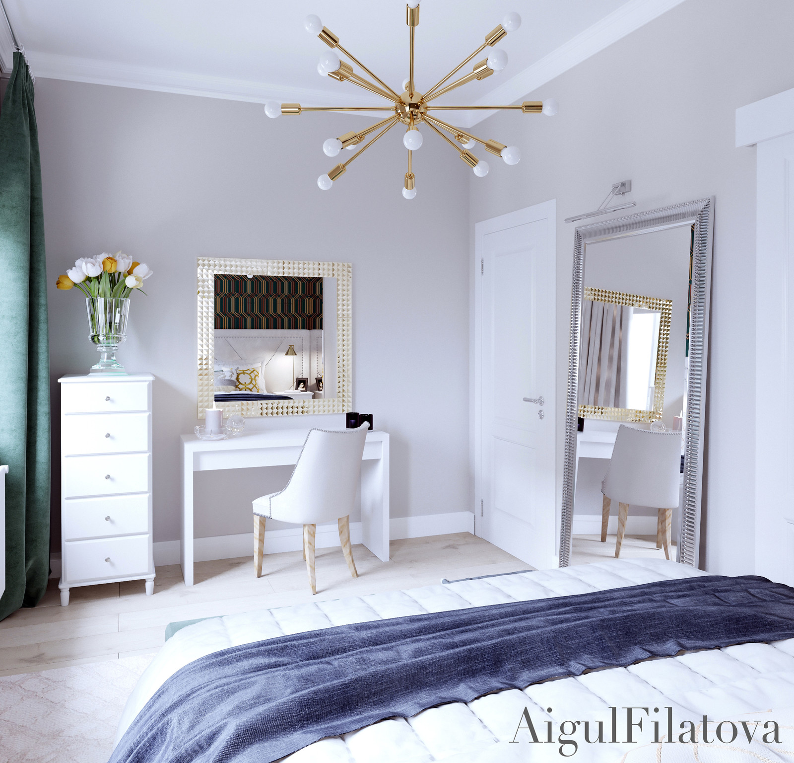 дизайн-проект квартиры ЖК "Эко-парк Дубрава"