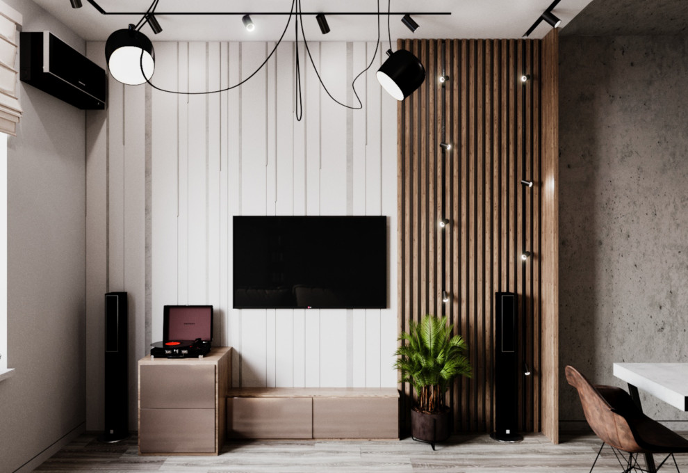 Обложка проекта: Современный интерьер для ценителя музыки