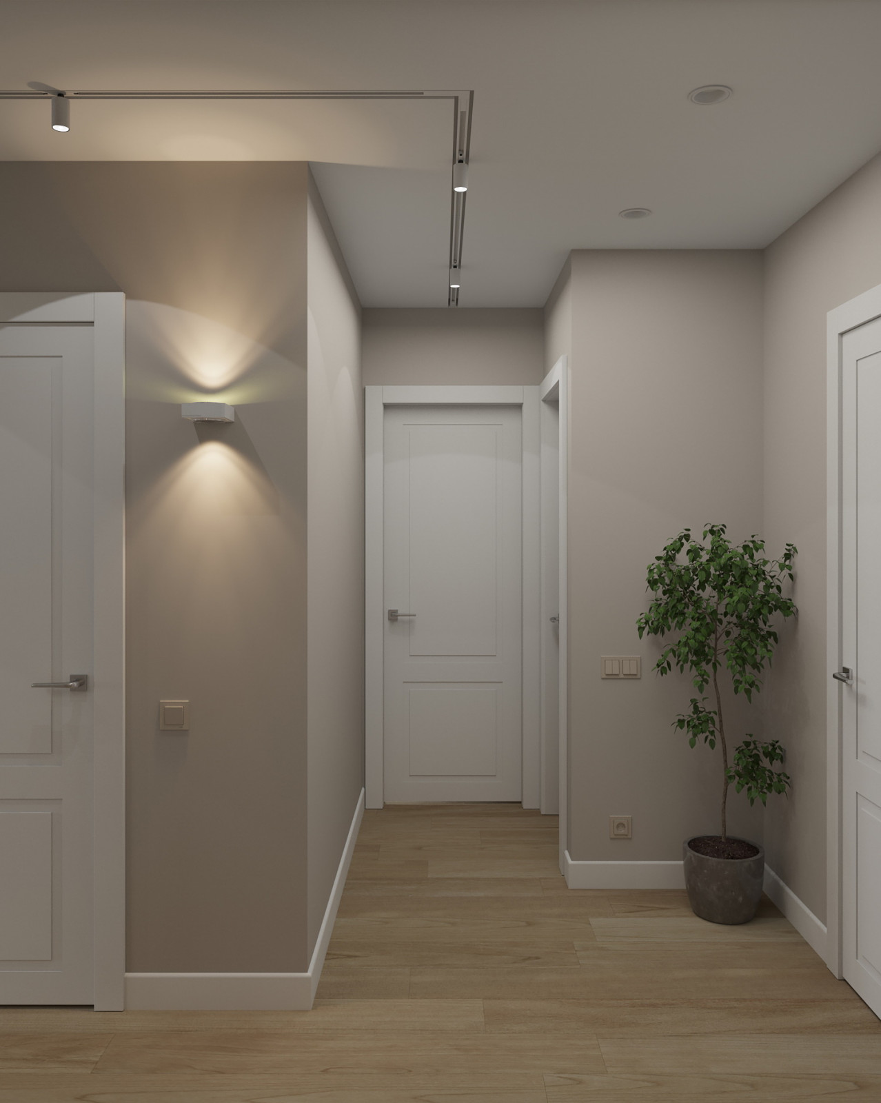 Квартира 110 м2. Природный аквамарин