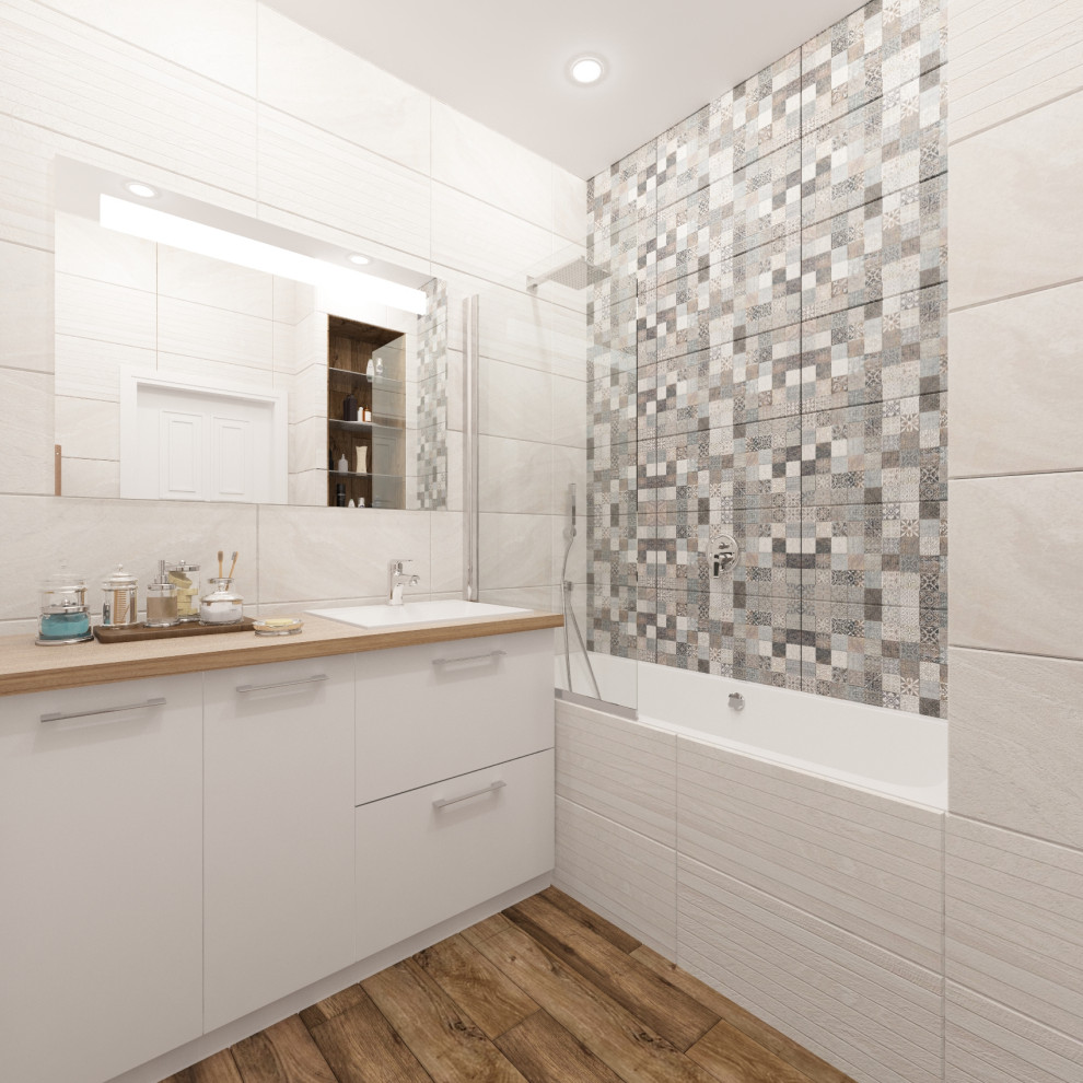 Дизайн ванной в ЖК "Аврора-парк", г.Краснодар