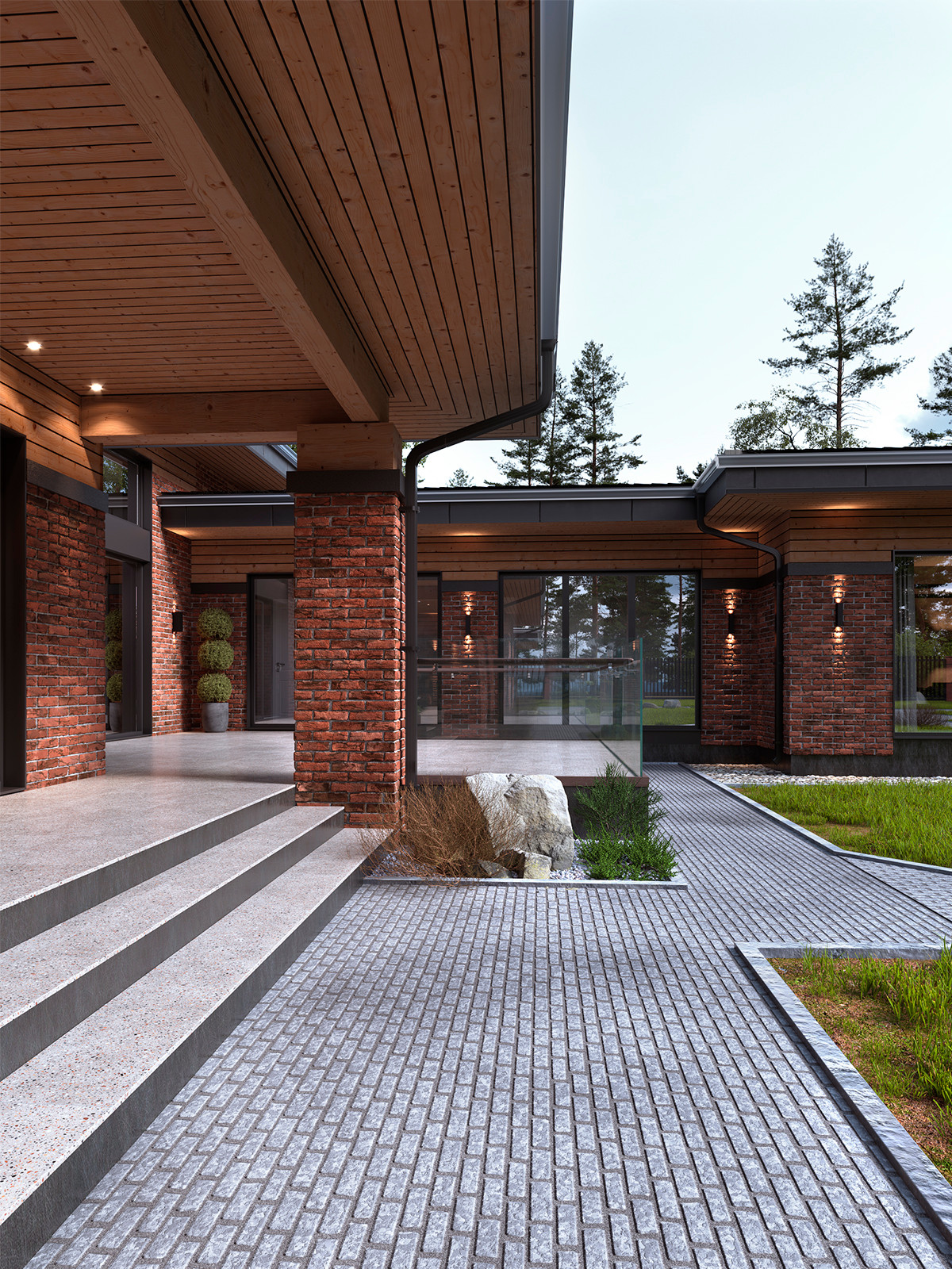 Частный дом в стиле "Райт"