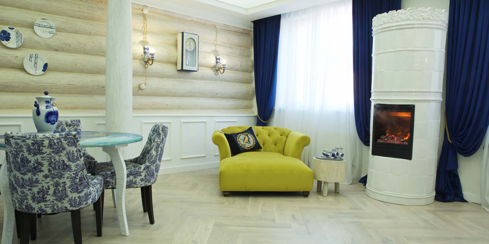 Обложка проекта: Гостиная Гжель