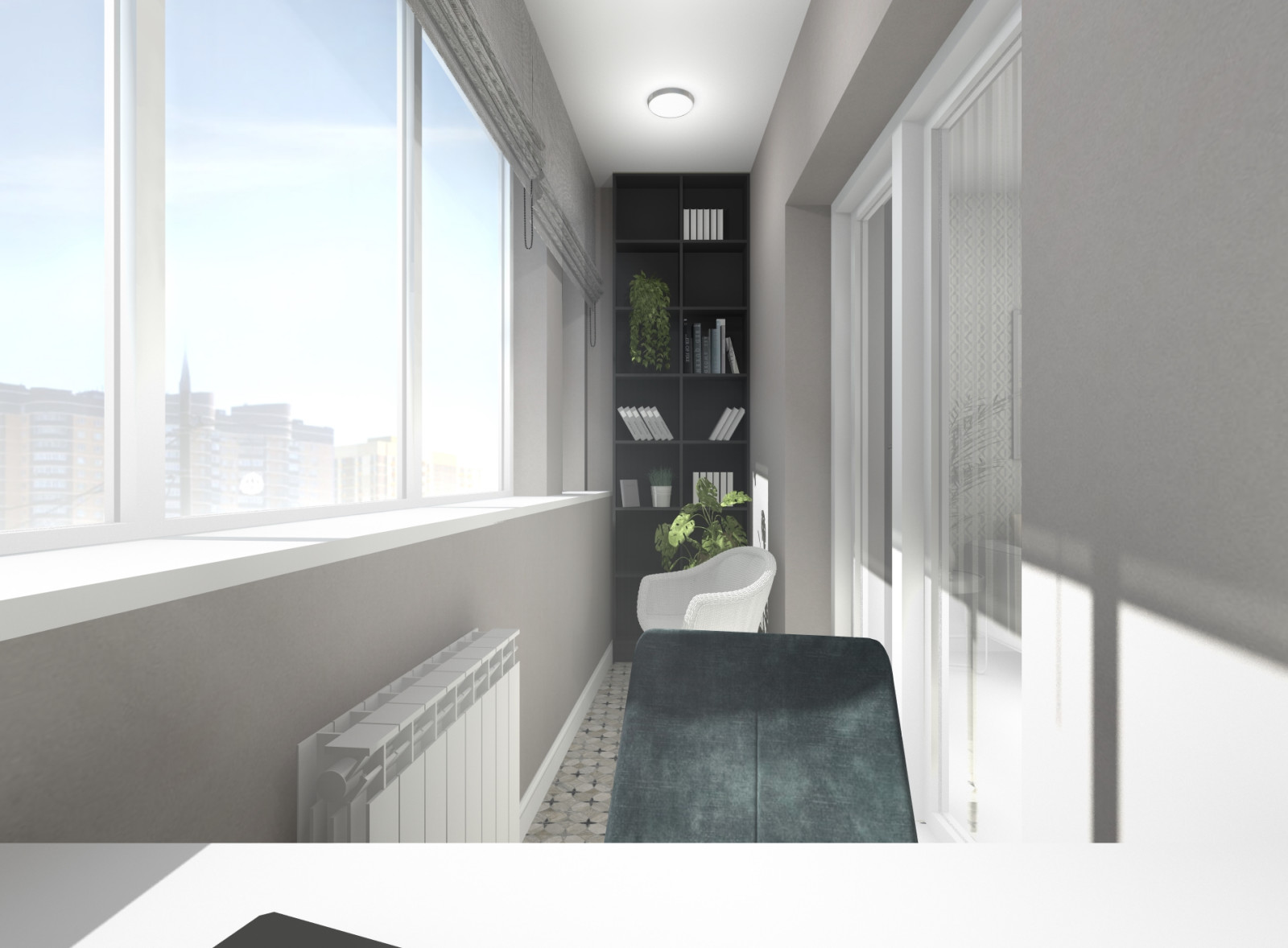 Однокомнатная квартира для троих