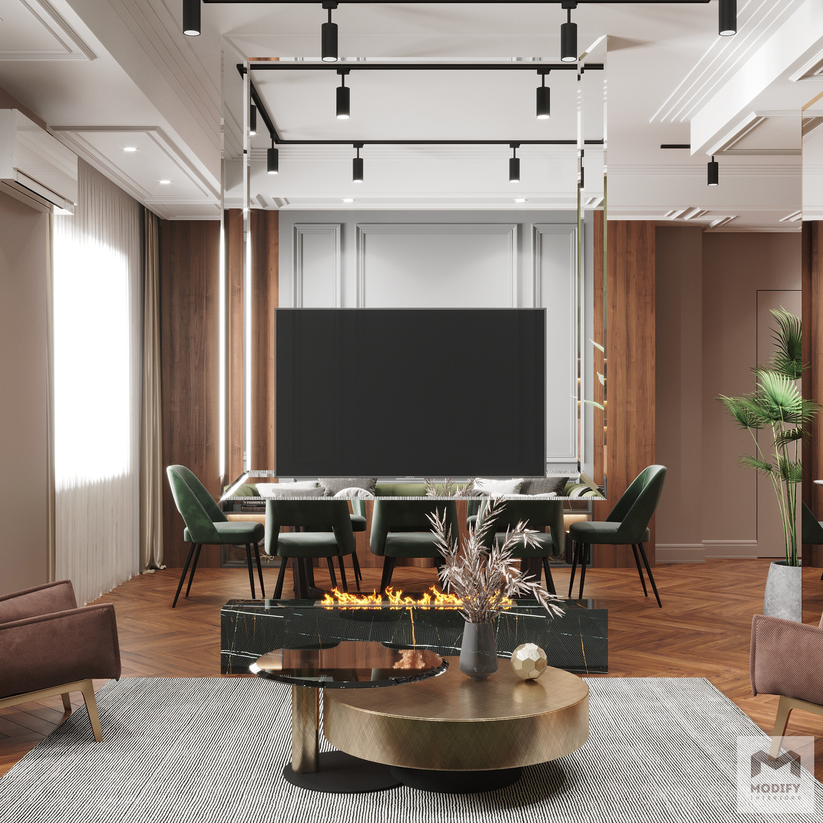 Интерьер коттеджа