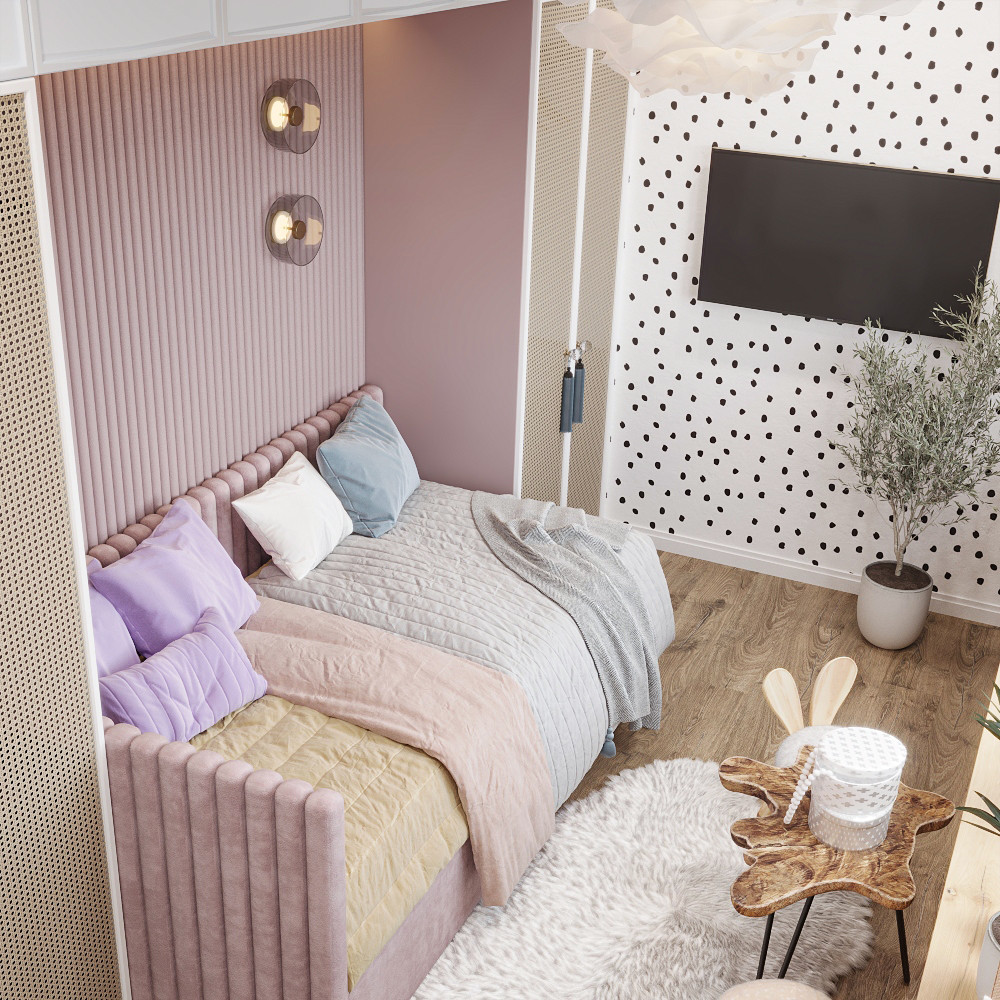 Обложка проекта: Детская комната с/т Фестивальное, Курская область.