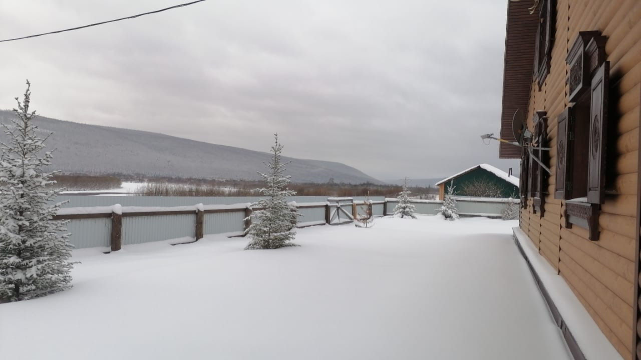 Оформление экстерьера дома охотника