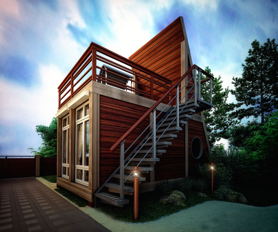 Садовый мини-комплекс для отдыха и развлечения