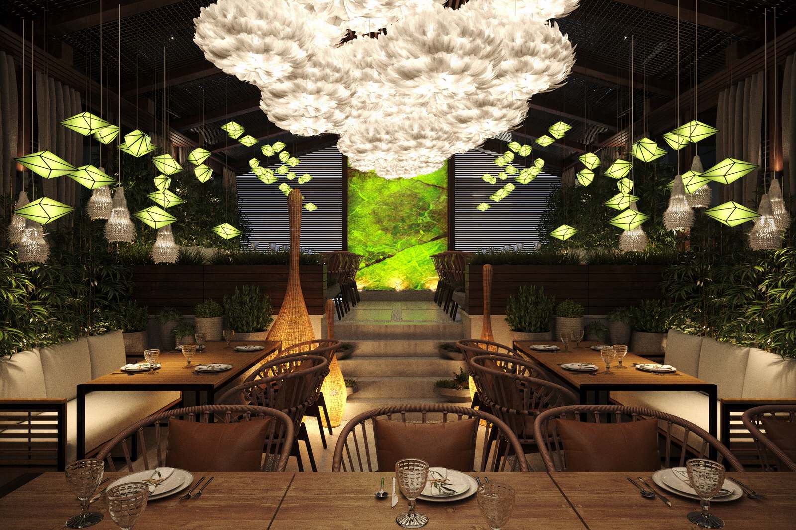 Веранда ресторана Fumisawa Sushi 2019