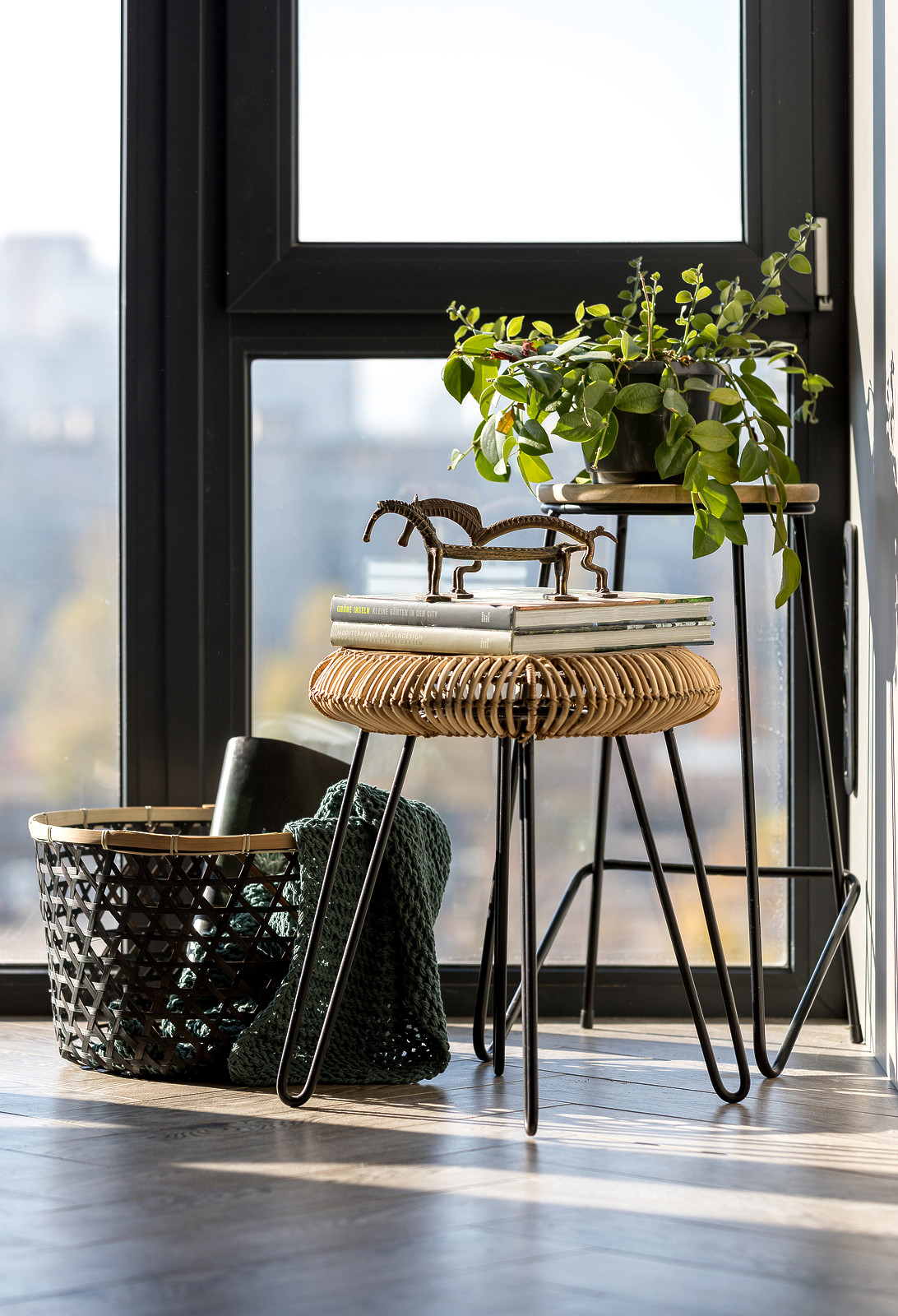 Houzz Украина: Небольшая квартира с насыщенными оттенками