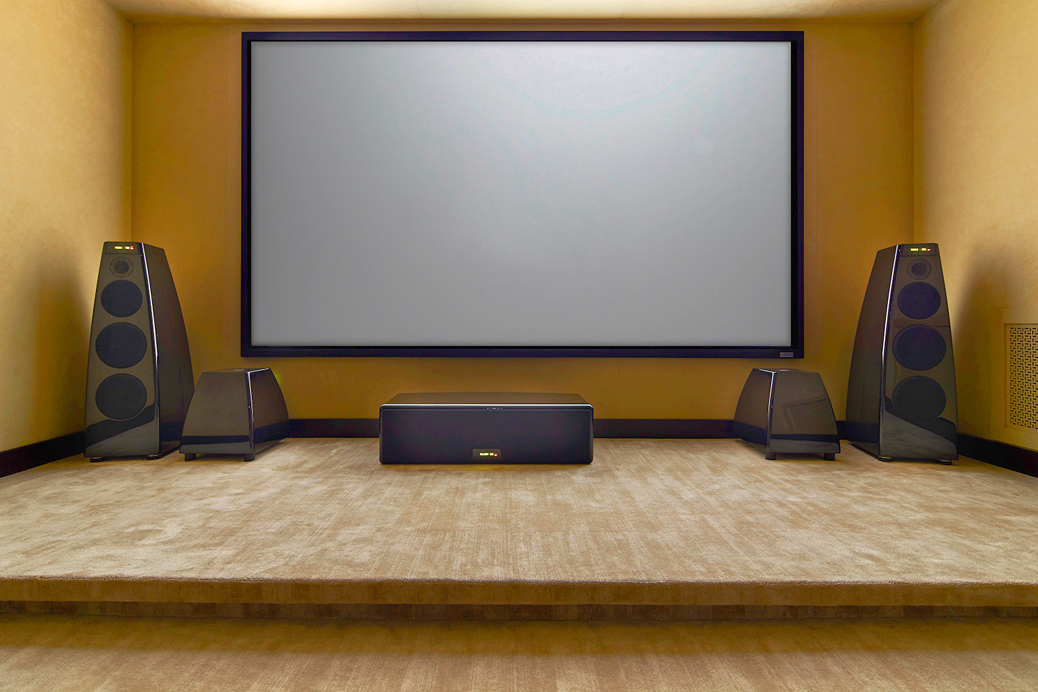 Домашний кинозал на Новой Риге