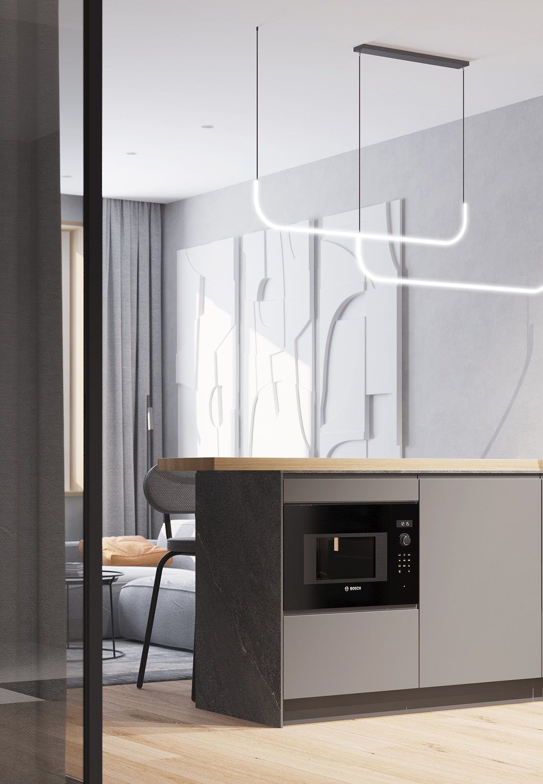 Кухня-гостиная