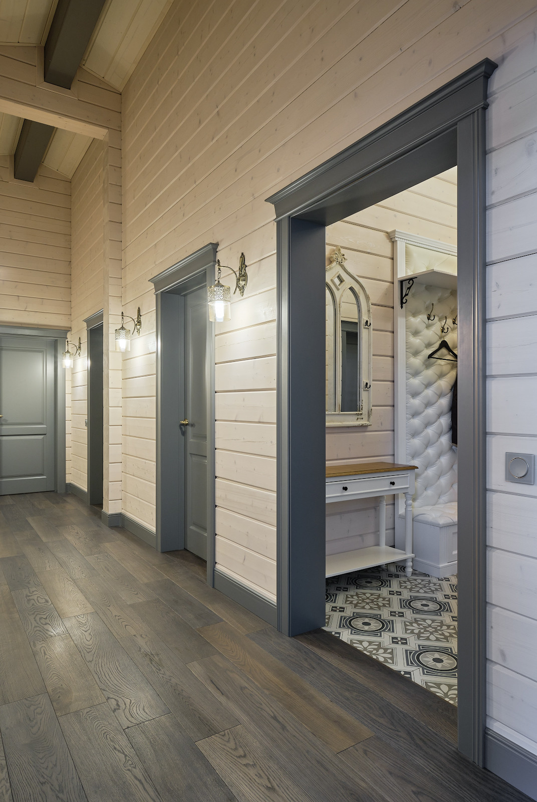 Кантри 7037 в доме из бруса