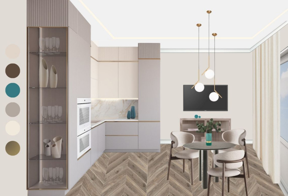 Обложка проекта: Monolocale 36 m2, Mosca