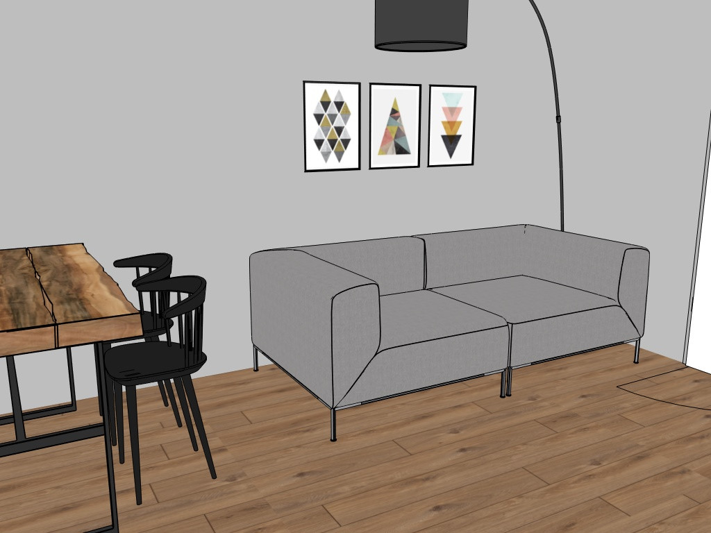 Обложка проекта: ЖК Видный берег, Кухня-гостиная