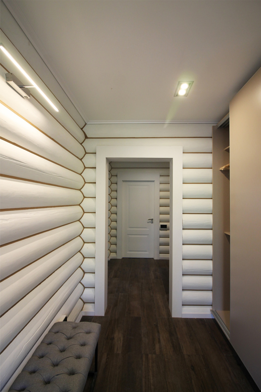 Срубовой коттедж 38 в п.Рощино, Ленинградская обл. Царство-Королевство