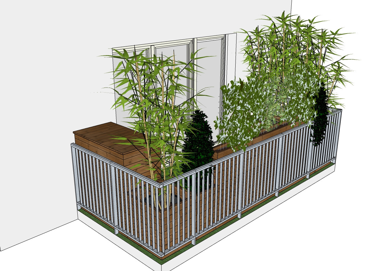 До и после: Переделка балкона в Бордо за 2 дня