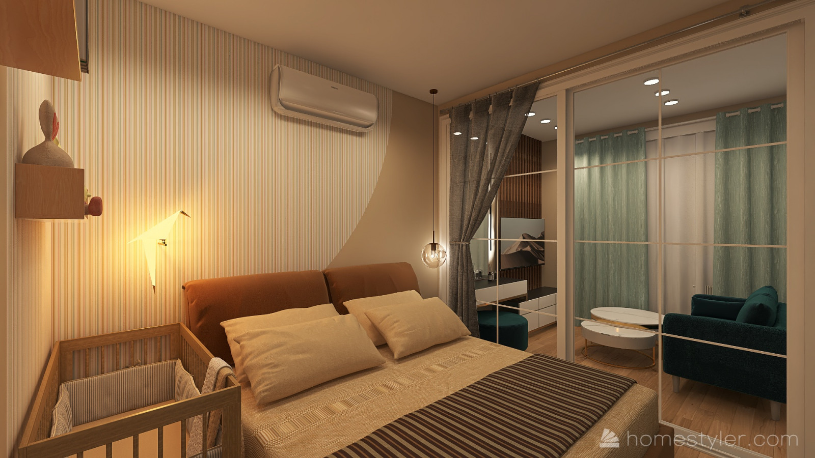 Квартира-студия для молодой пары