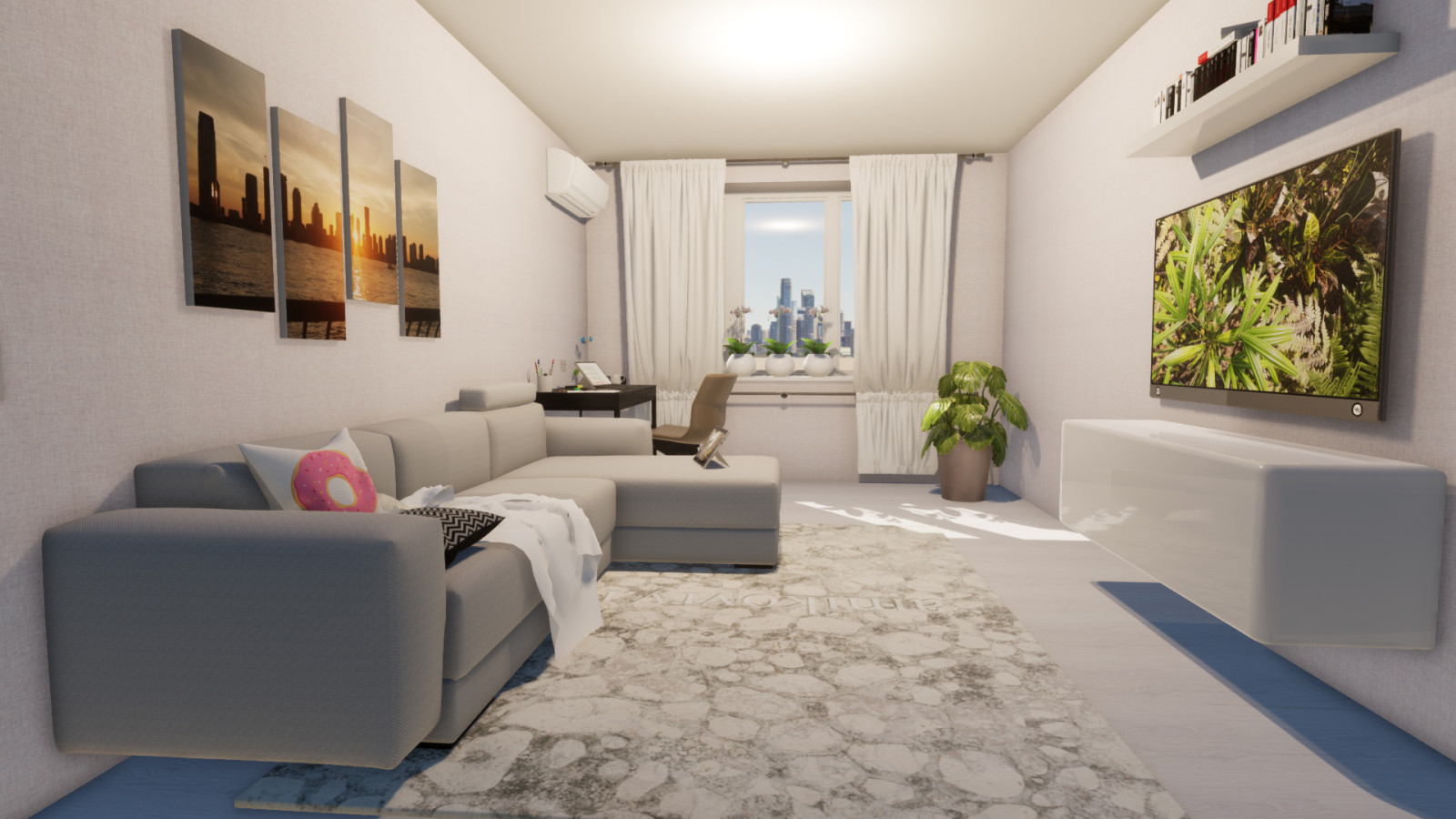 Двухкомнатная квартира в новостройке