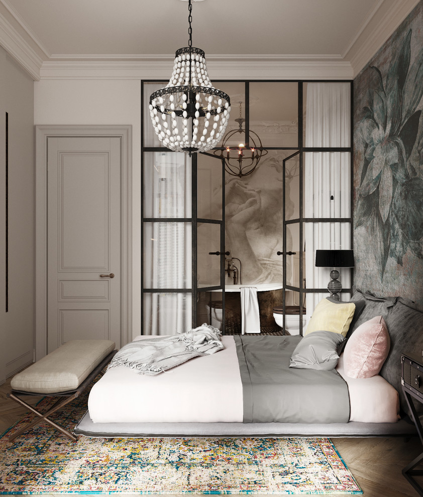 Спальня и Ванная комната с французским шиком