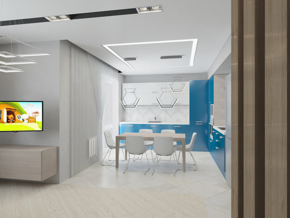 Обложка проекта: Новостройка в современном стиле