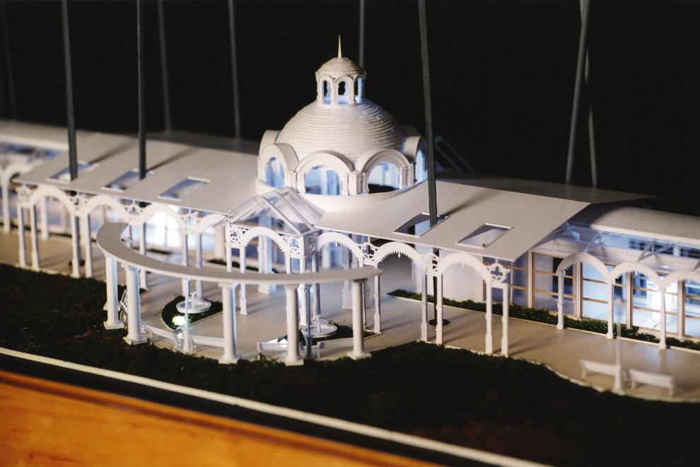 Архитектура в макете.