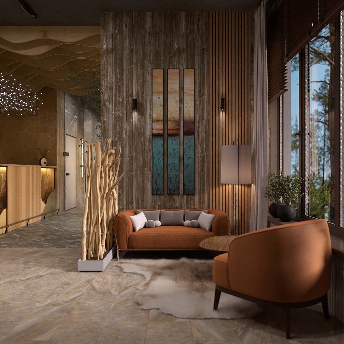 Лесная ривьера, Дюны