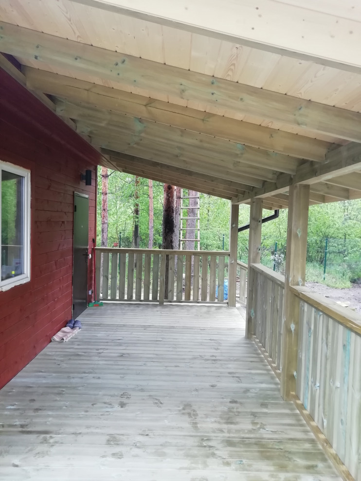 Терраса с навесом в Ульяновке