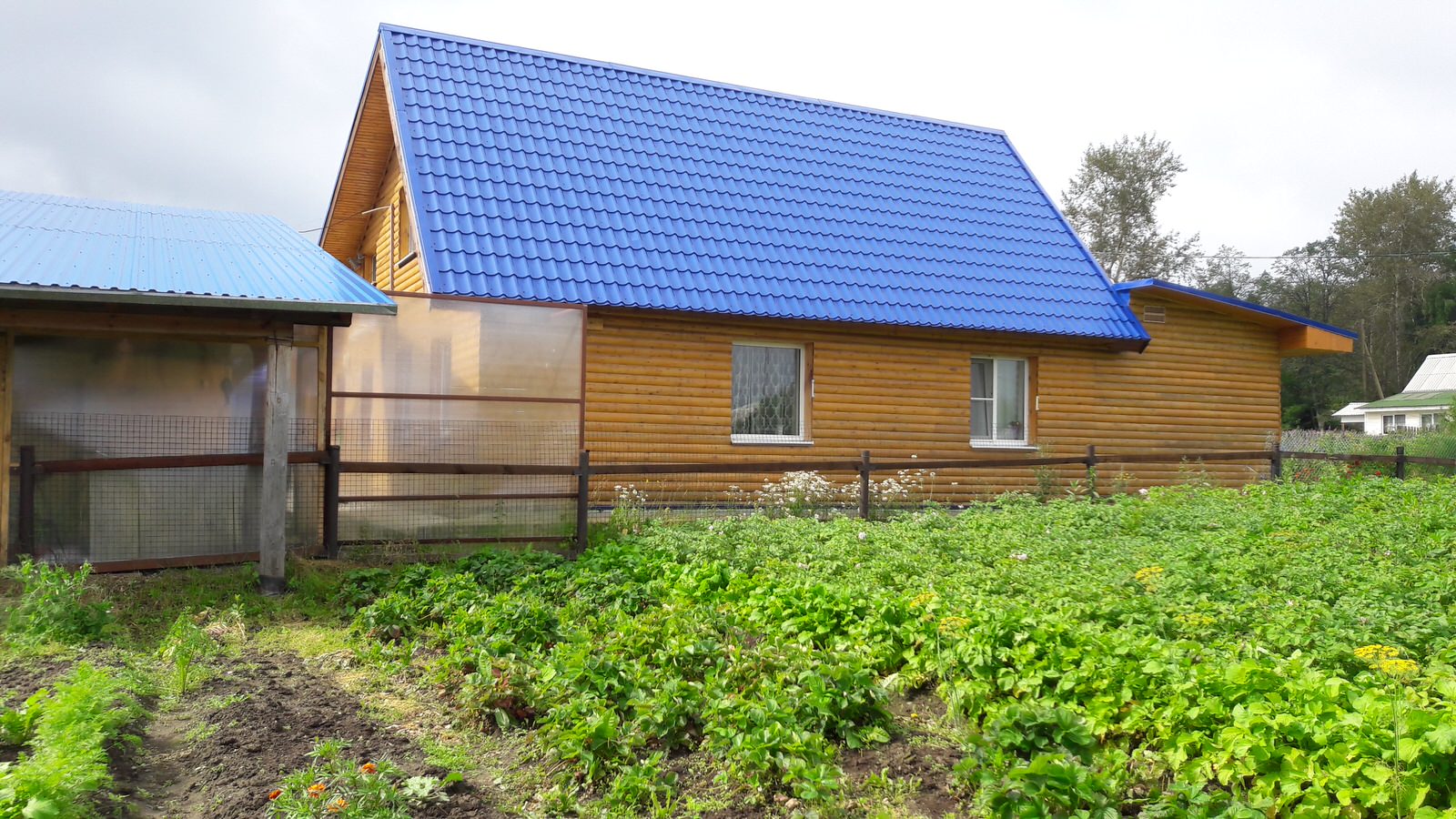 Обложка проекта: Фамильная усадьба: дом, баня, беседка, курятник