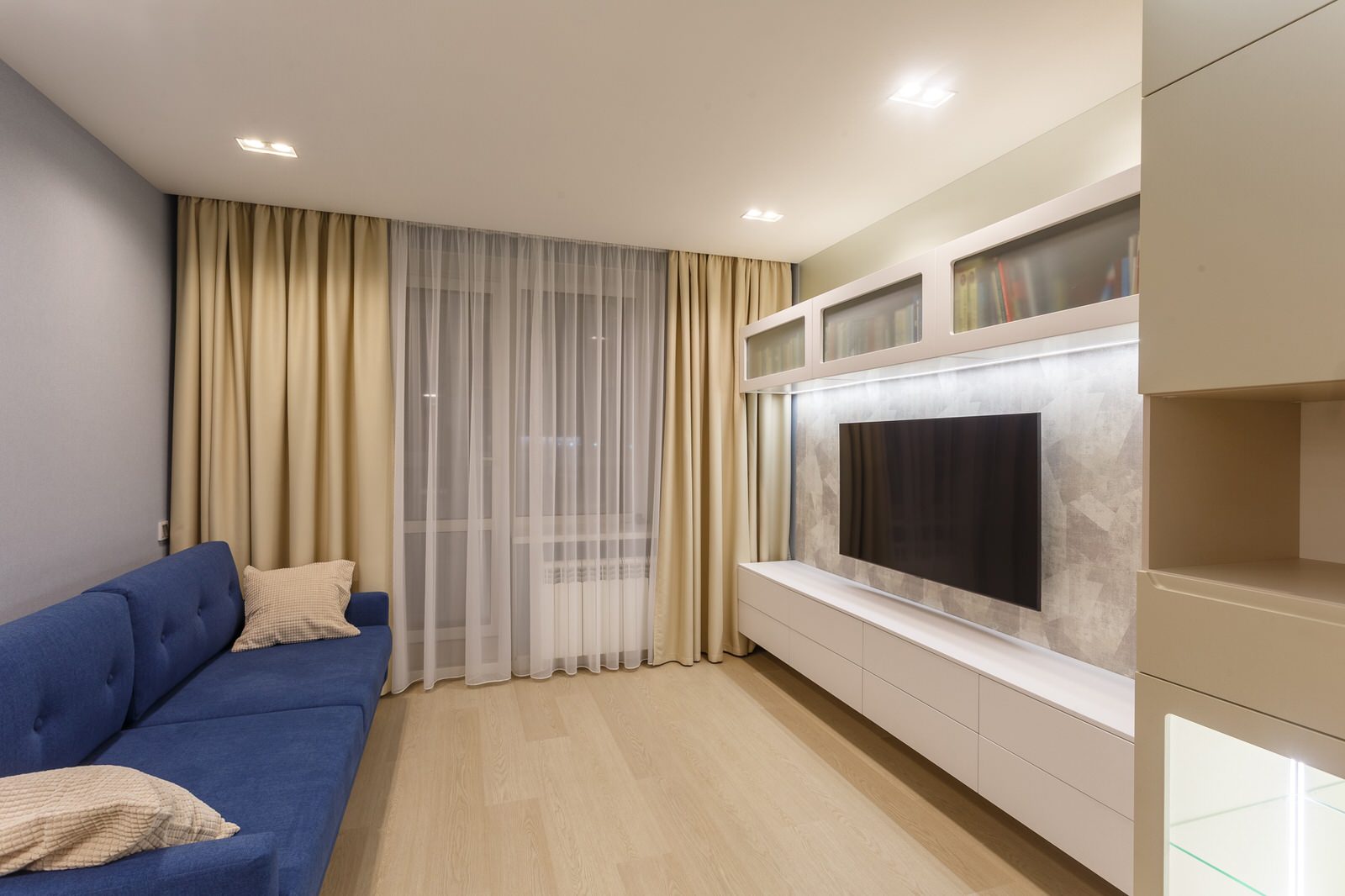 Капитальный ремонт 3-х комнатной квартиры, 85 м², "ЖК ЛОФТ"