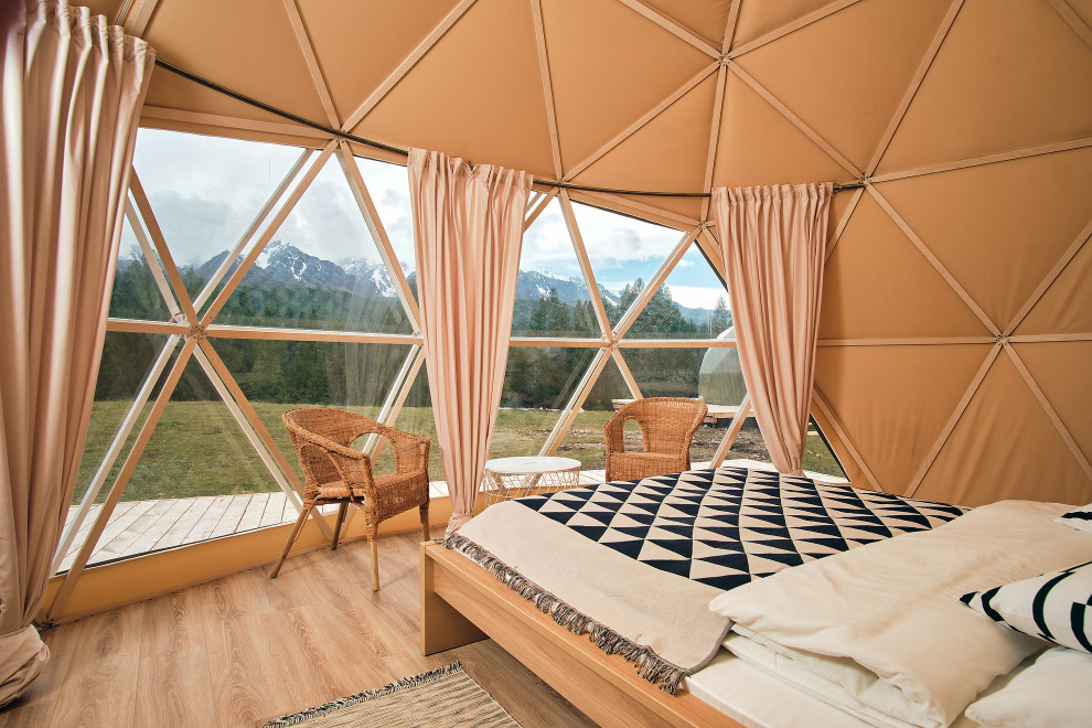 Оформление номеров эко-отеля Мир Алтай